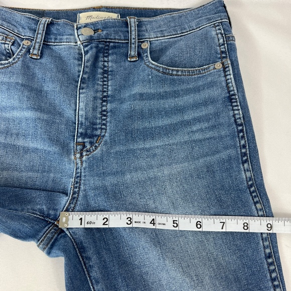 Madewell 10" High Rise Skinny Crop Jeans Size: 26 - Picture 8 of 16